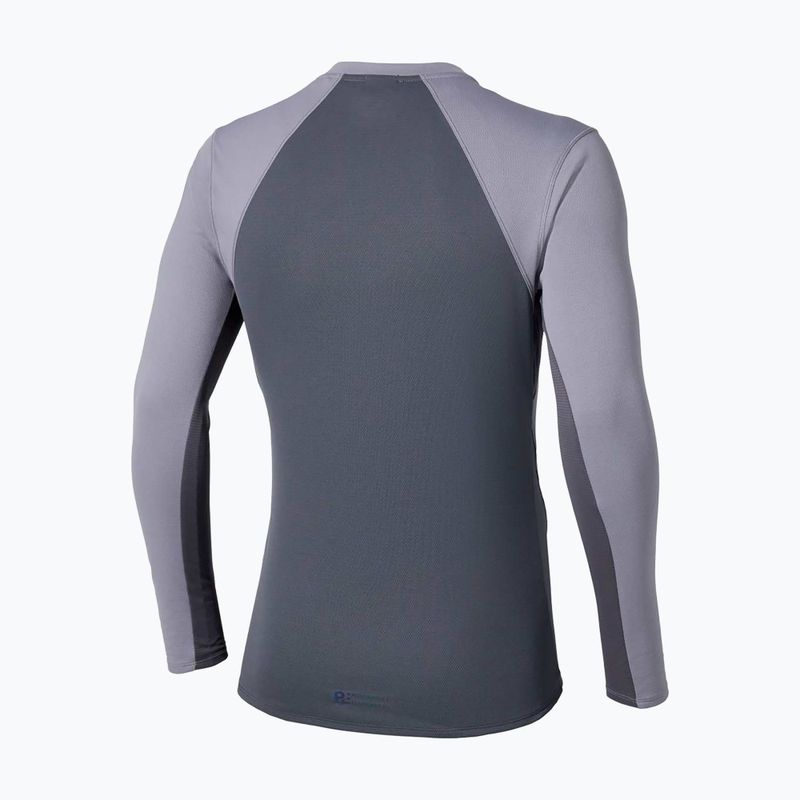 Longsleeve do biegania męski Mizuno Tech Thermal Charge quiksilver 6