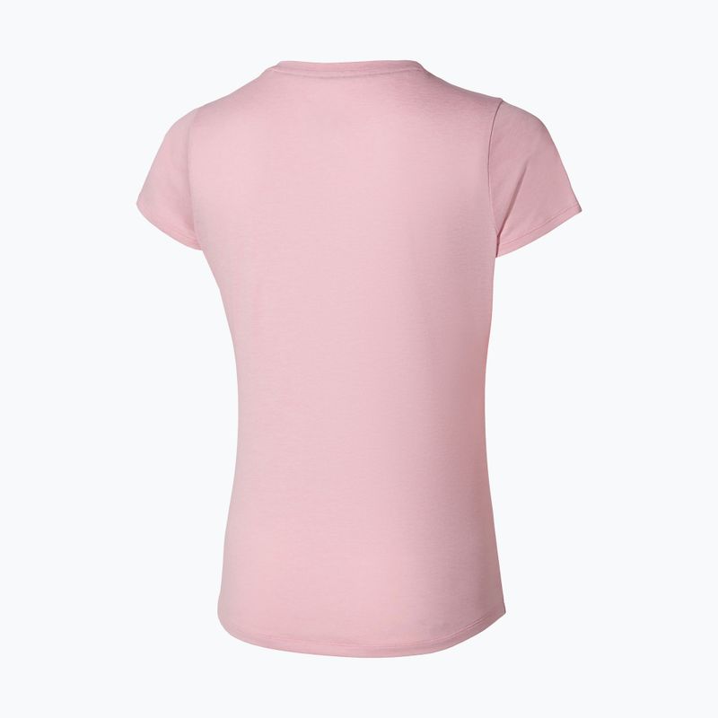 Koszulka do biegania damska Mizuno Core Runbird Tee bleached mauve 2