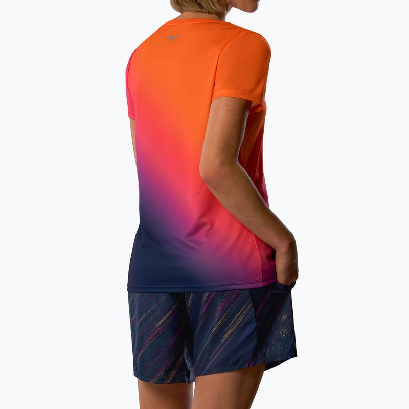 Koszulka do biegania damska Mizuno Summer Pack QD Tee yuuyake 2