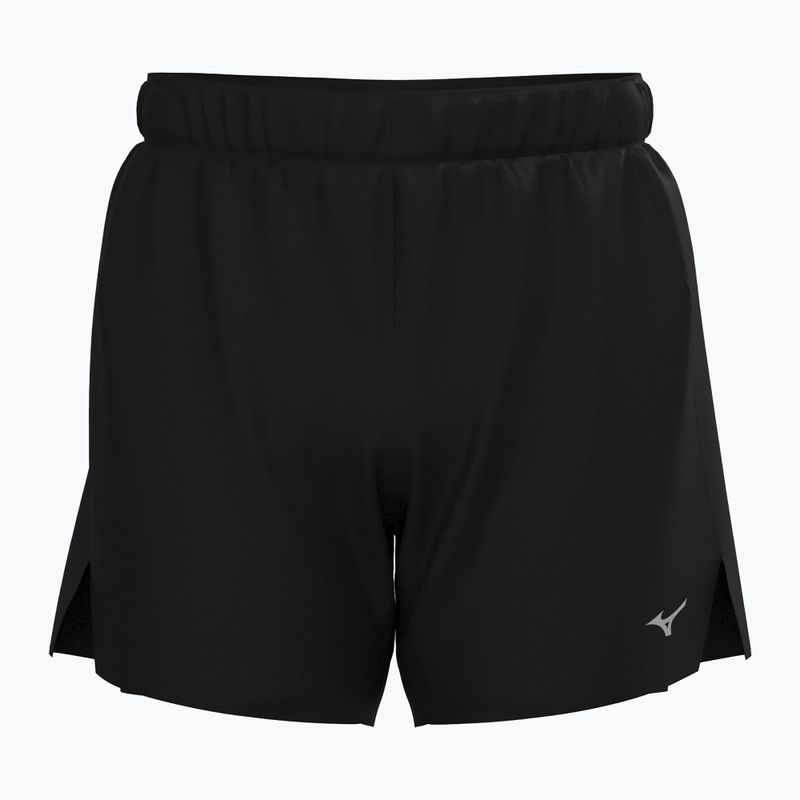 Spodenki do biegania męskie Mizuno Core 5.5" 2IN1 black