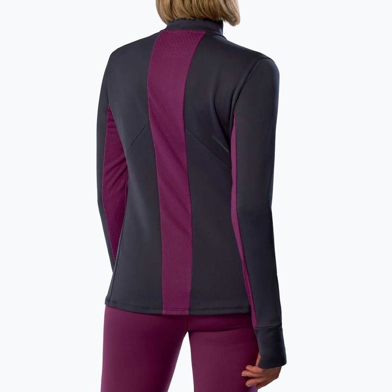 Bluza do biegania damska Mizuno Active Warm Half Zip baritone blue 3