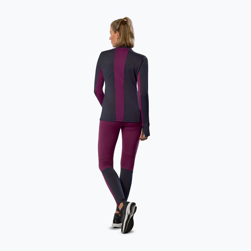 Bluza do biegania damska Mizuno Active Warm Half Zip baritone blue 4