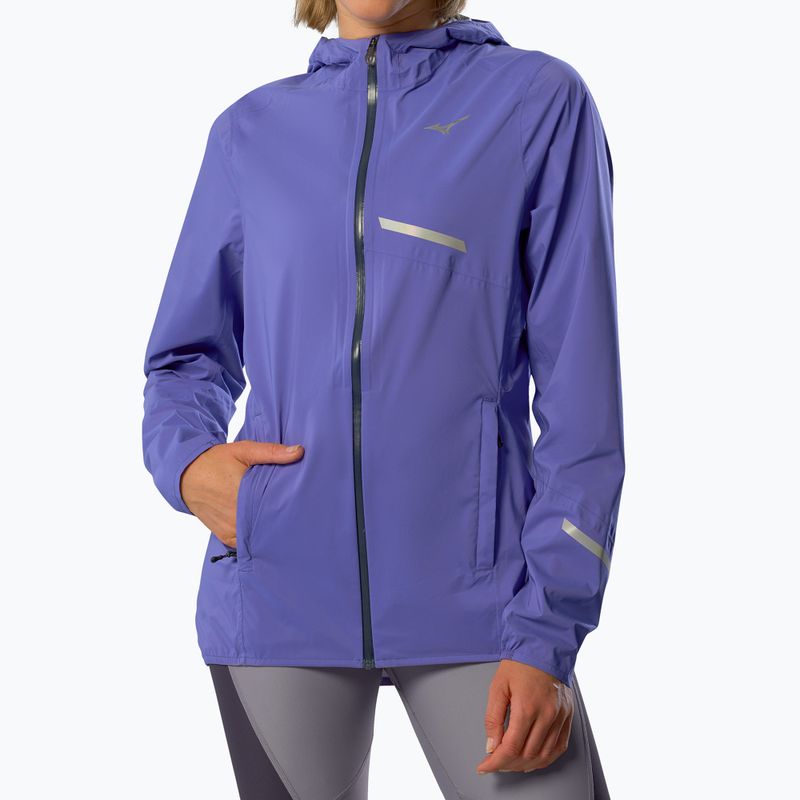 Kurtka do biegania damska Mizuno Waterproof 20K ER iris bloom
