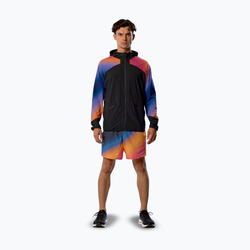 Kurtka do biegania męska Mizuno Active Alpha Hodded yuuyake 2