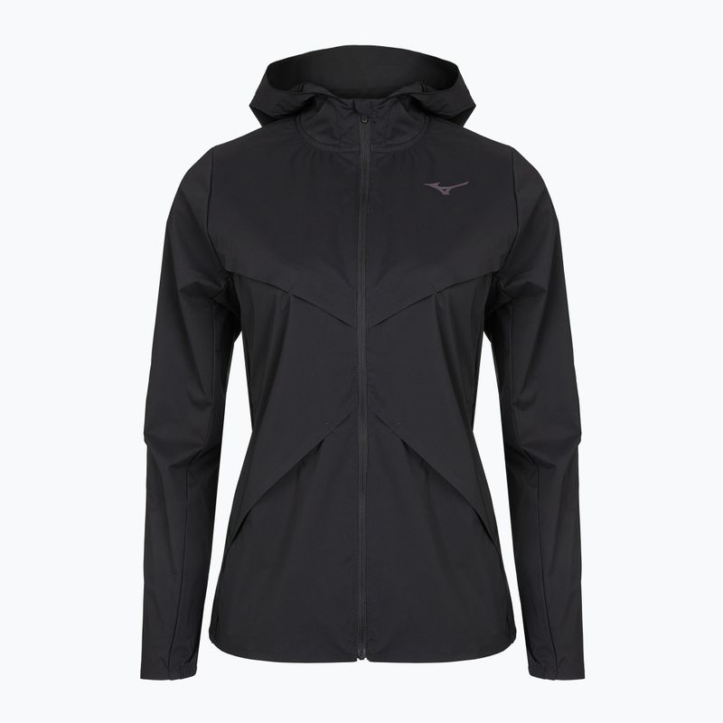 Kurtka do biegania damska Mizuno Tech Thermal Charge Hooded black