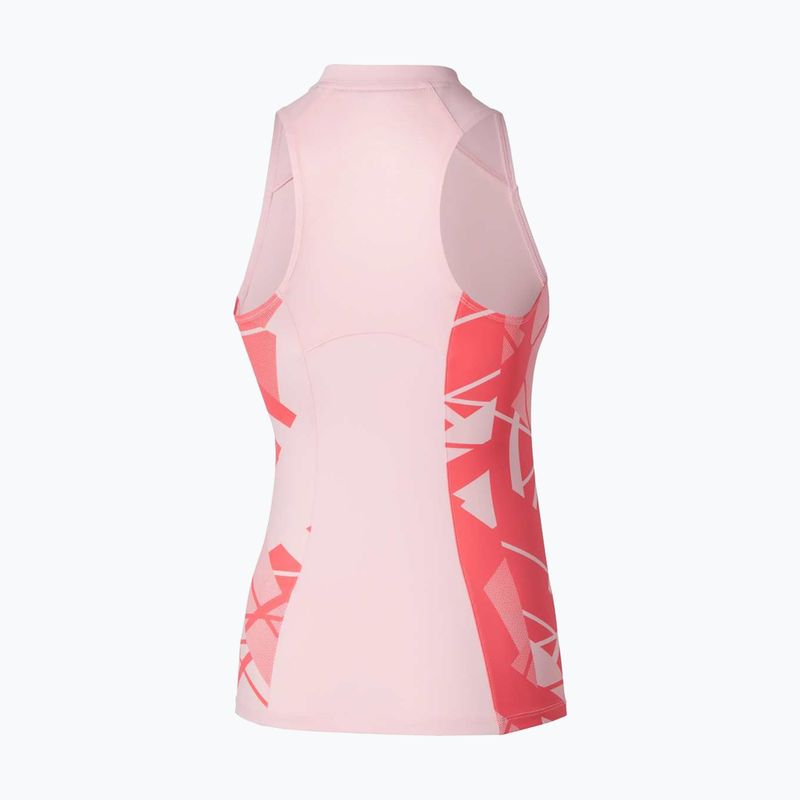 Koszulka tenisowa damska Mizuno Daybreakers Printed barely pink 2