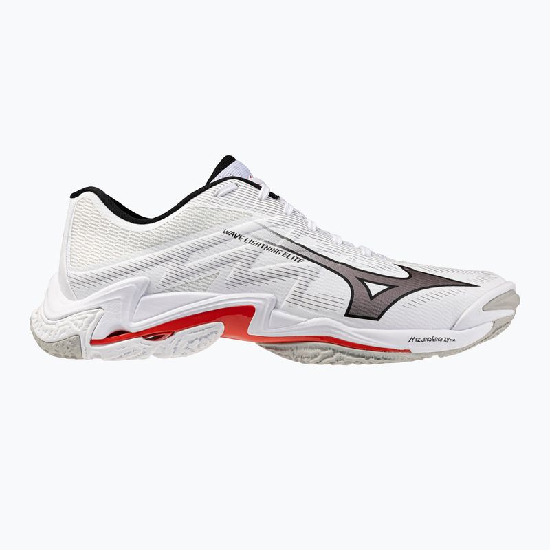 Buty do siatkówki Mizuno Wave Lightning Elite white/black/fiery red 8