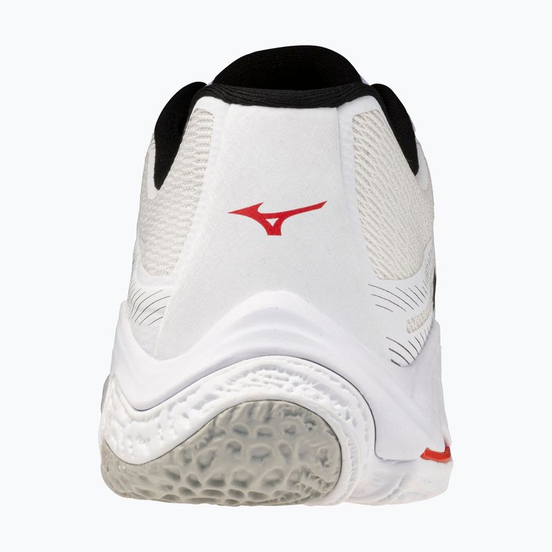 Buty do siatkówki Mizuno Wave Lightning Elite white/black/fiery red 10