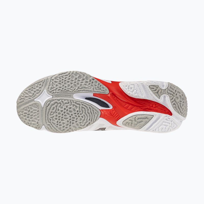 Buty do siatkówki Mizuno Wave Lightning Elite white/black/fiery red 11