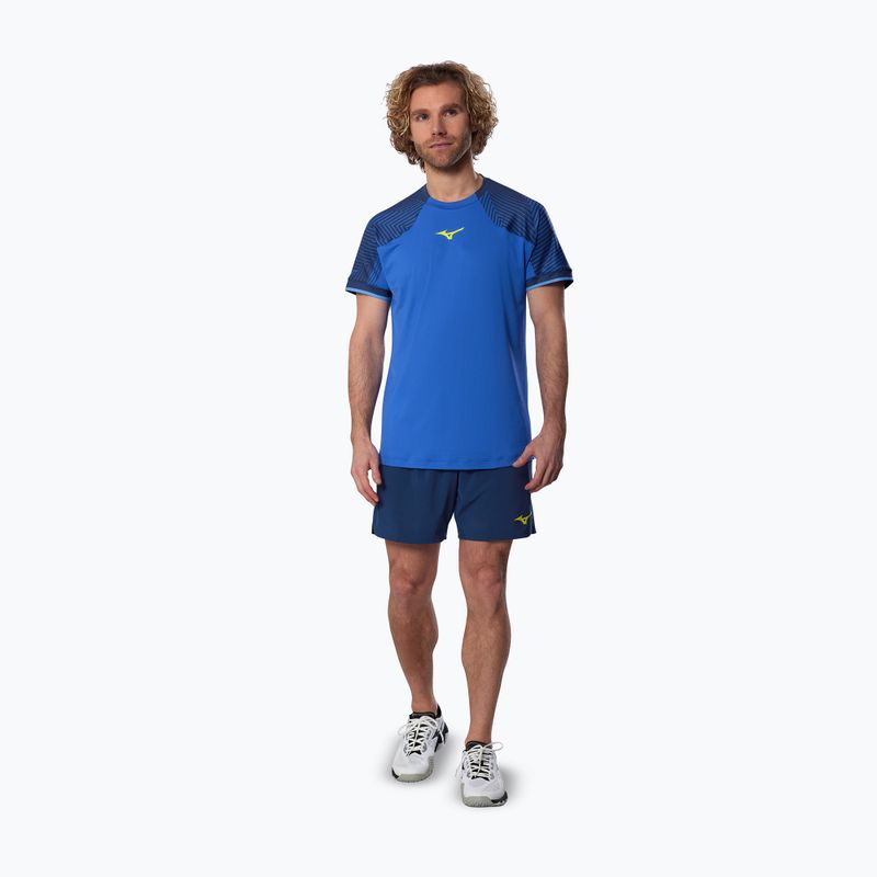 Koszulka męska Mizuno Stargazer Shadow Polo dazzling blue 2