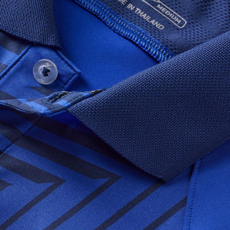 Koszulka męska Mizuno Stargazer Shadow Polo dazzling blue 7