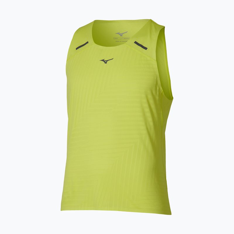 Koszulka do biegania męska Mizuno Tech Light Tank lightning yellow 2