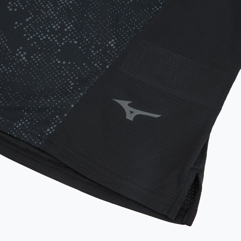Koszulka do biegania męska Mizuno Active DryAeroFlow Graphic black/gray 3