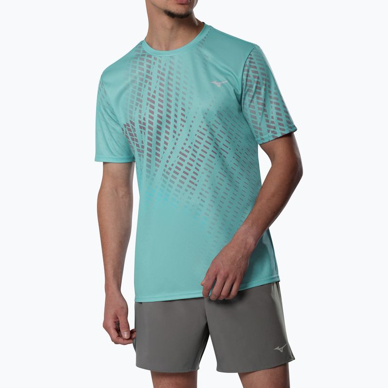 Koszulka do biegania męska Mizuno Core Graphic Tee aquifer