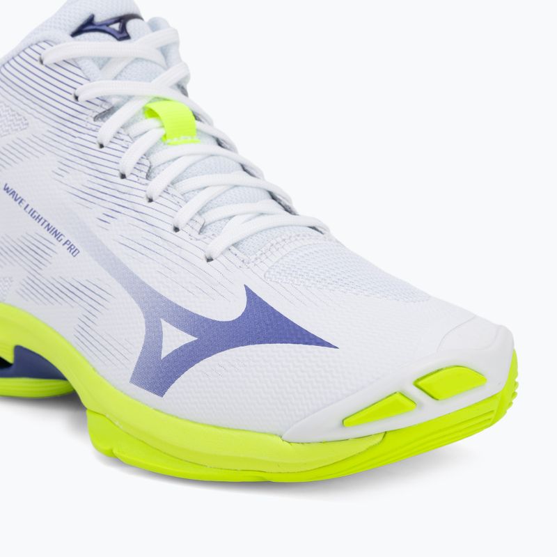 Buty do siatkówki Mizuno Wave Lightning Pro Mid white/lighting yellow/dazzling blue 7