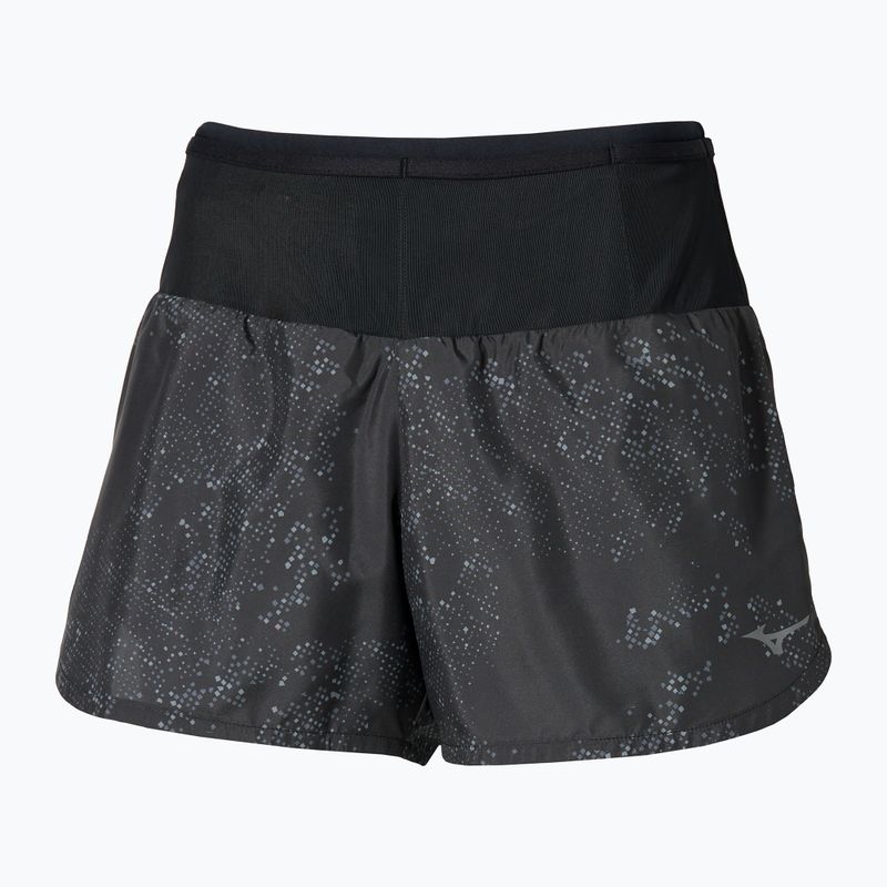Spodenki do biegania damskie Mizuno Active Graphic Multi Pocket black 2