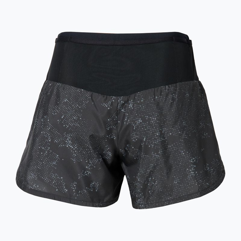 Spodenki do biegania damskie Mizuno Active Graphic Multi Pocket black 3