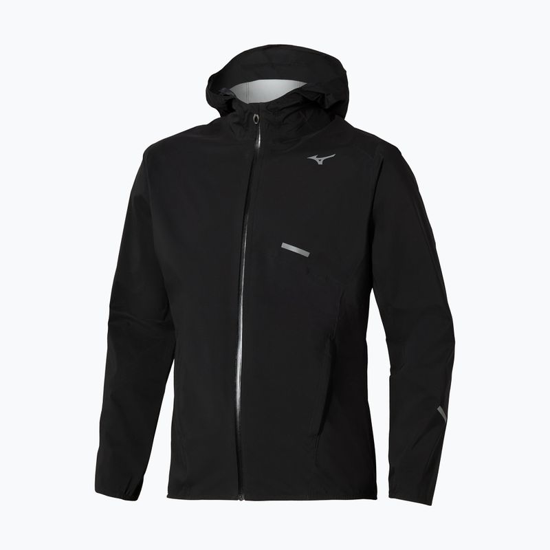 Kurtka do biegania męska Mizuno Trail Waterproof 20K Hooded black