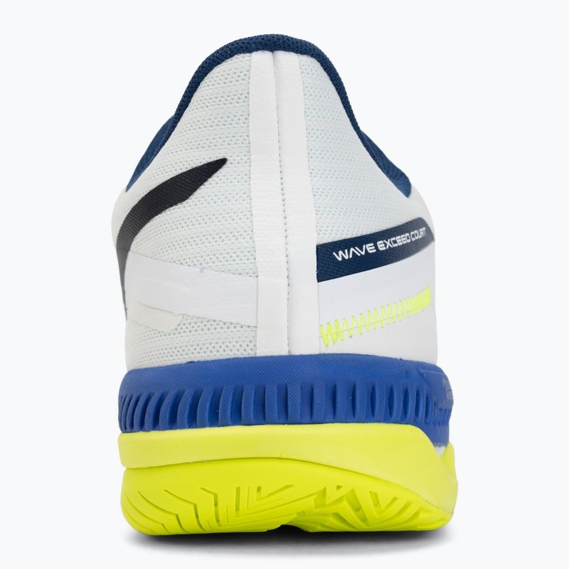 Buty do tenisa Mizuno Wave Exceed Court AC white/dazzling blue/lightning 6