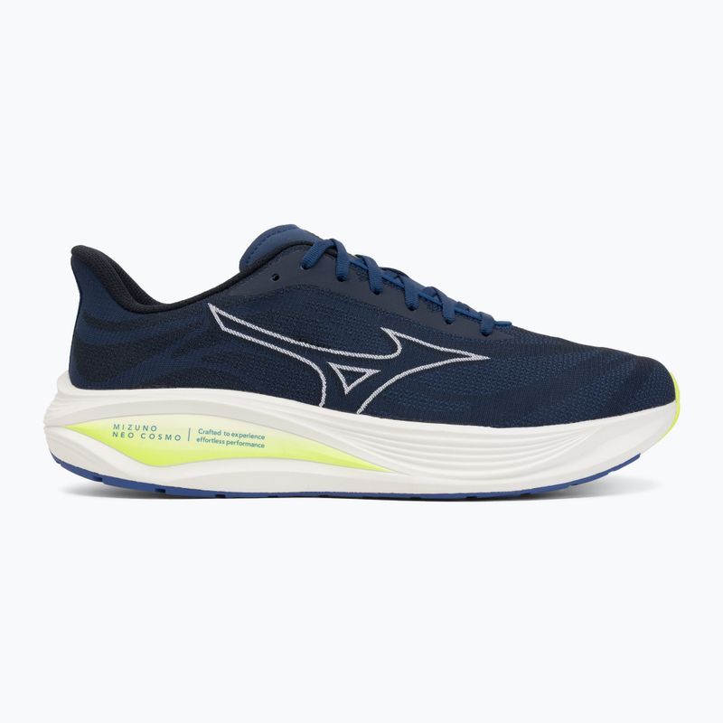 Buty do biegania męskie Mizuno Neo Cosmo estate blue/white/lightning yellow 2