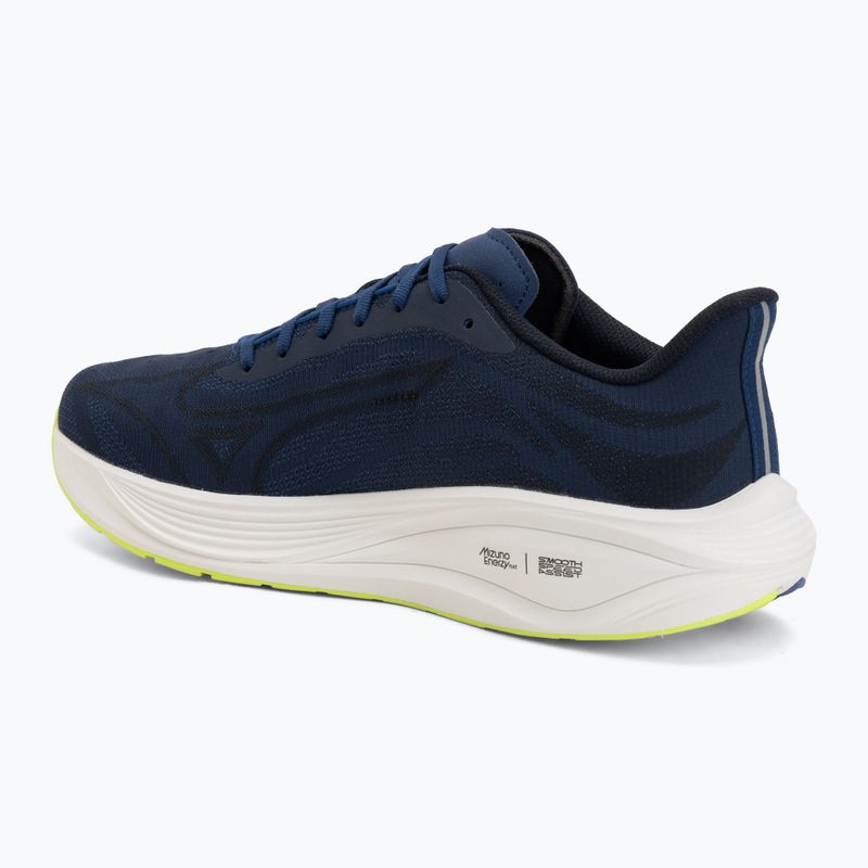 Buty do biegania męskie Mizuno Neo Cosmo estate blue/white/lightning yellow 3