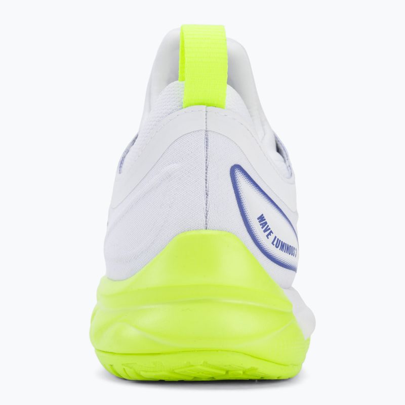 Buty do siatkówki Mizuno Wave Luminous 3 white/lightning yellow/dazzling blue 6