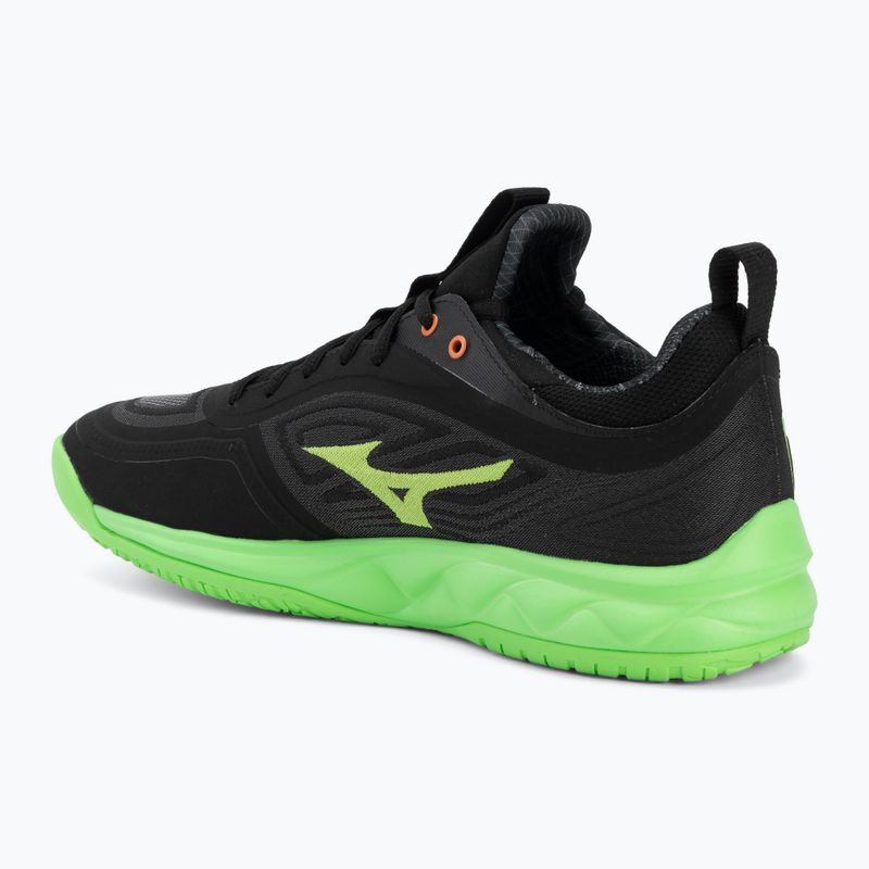 Buty do siatkówki Mizuno Wave Luminous 3 black/glowing apple/mandarin orange 3