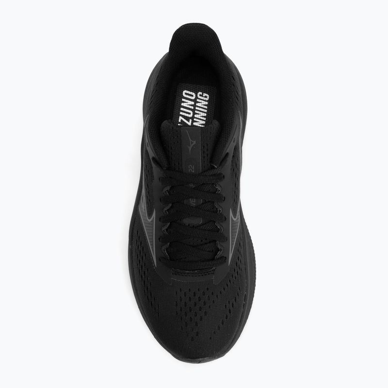 Buty do biegania damskie Mizuno Wave Inspire 22 black/black sand/black 5