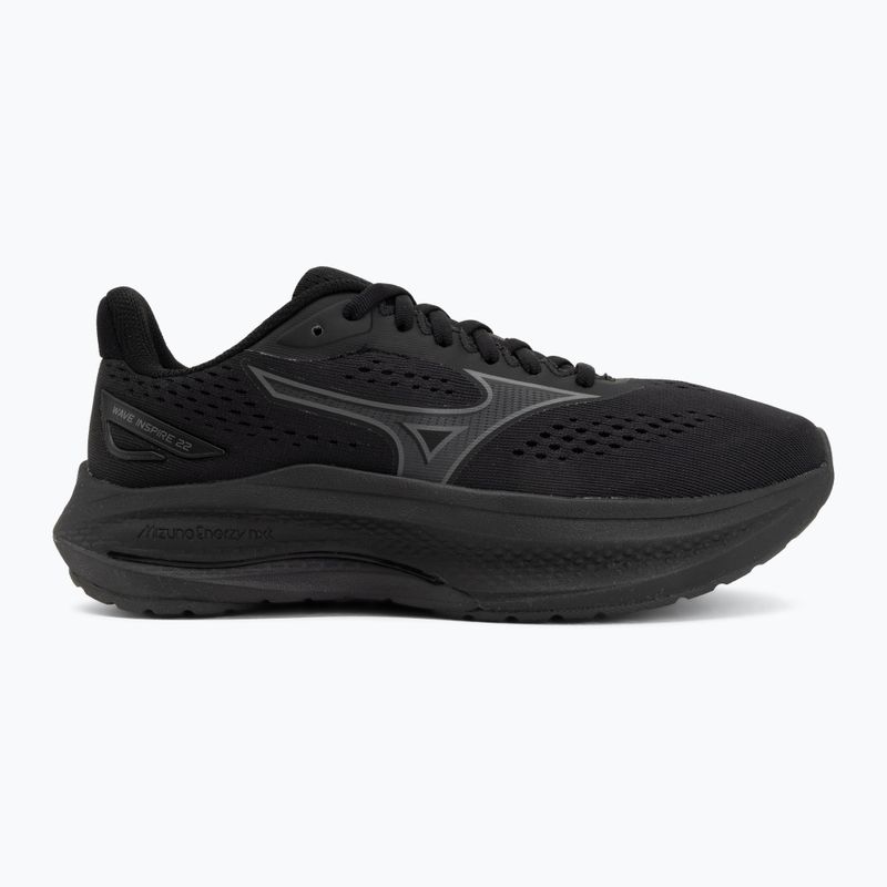 Buty do biegania damskie Mizuno Wave Inspire 22 D black/black sand/black 2