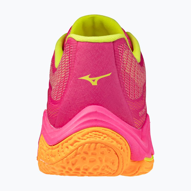 Buty do siatkówki Mizuno Wave Lightning Elite pink tetra/fortune yellow/ligh 10