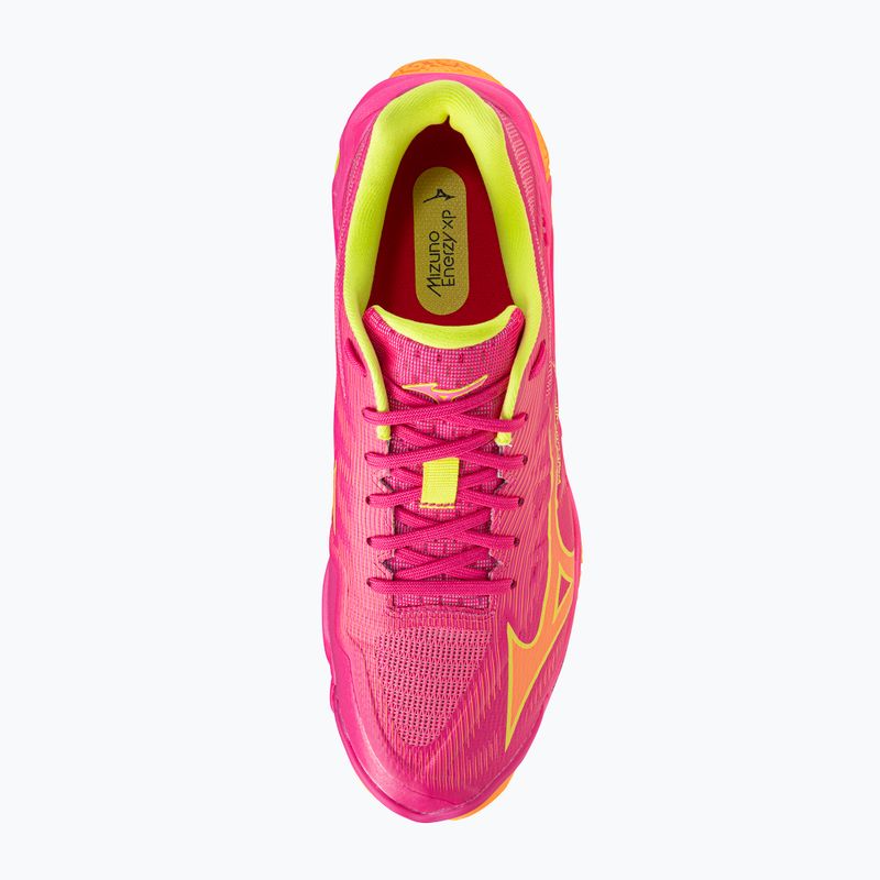 Buty do siatkówki Mizuno Wave Lightning Elite pink tetra/fortune yellow/ligh 12