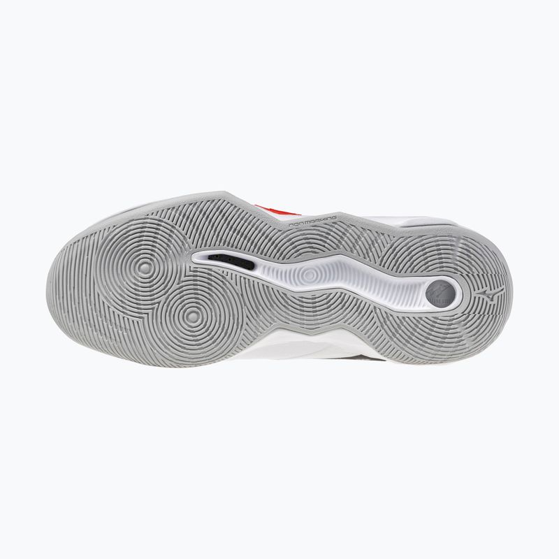 Buty do siatkówki Mizuno Wave Momentum Pro white/black/fiery red 11