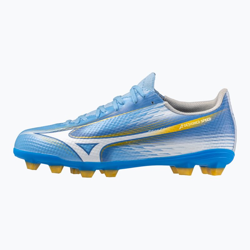 Buty piłkarskie dziecięce Mizuno Alfa III Select Jr FG celeste/white 8