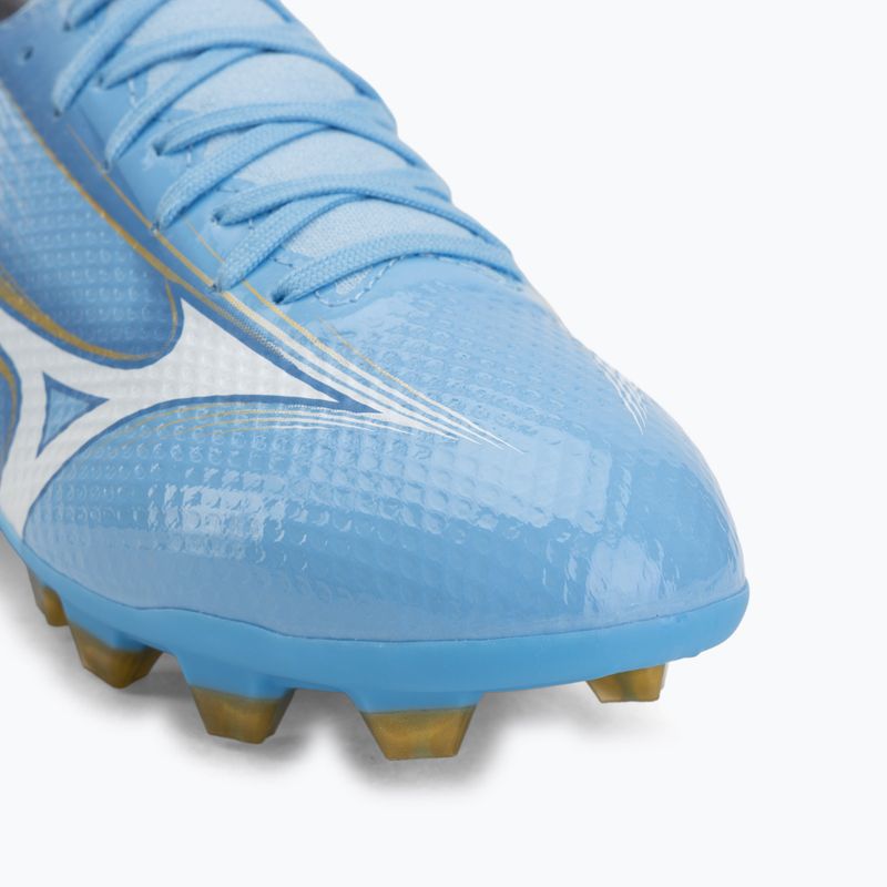 Buty piłkarskie dziecięce Mizuno Alfa III Select Jr FG celeste/white 7