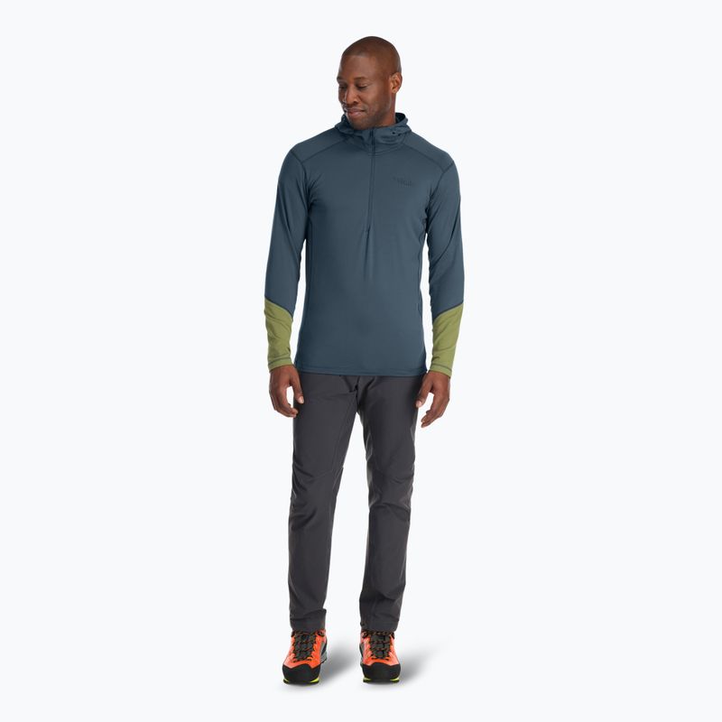 Bluza trekkingowa męska Rab Conduit Hoody orion blue 2