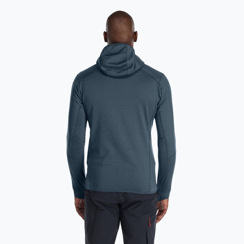 Bluza trekkingowa męska Rab Ascendor Summit Hoody orion blue 3