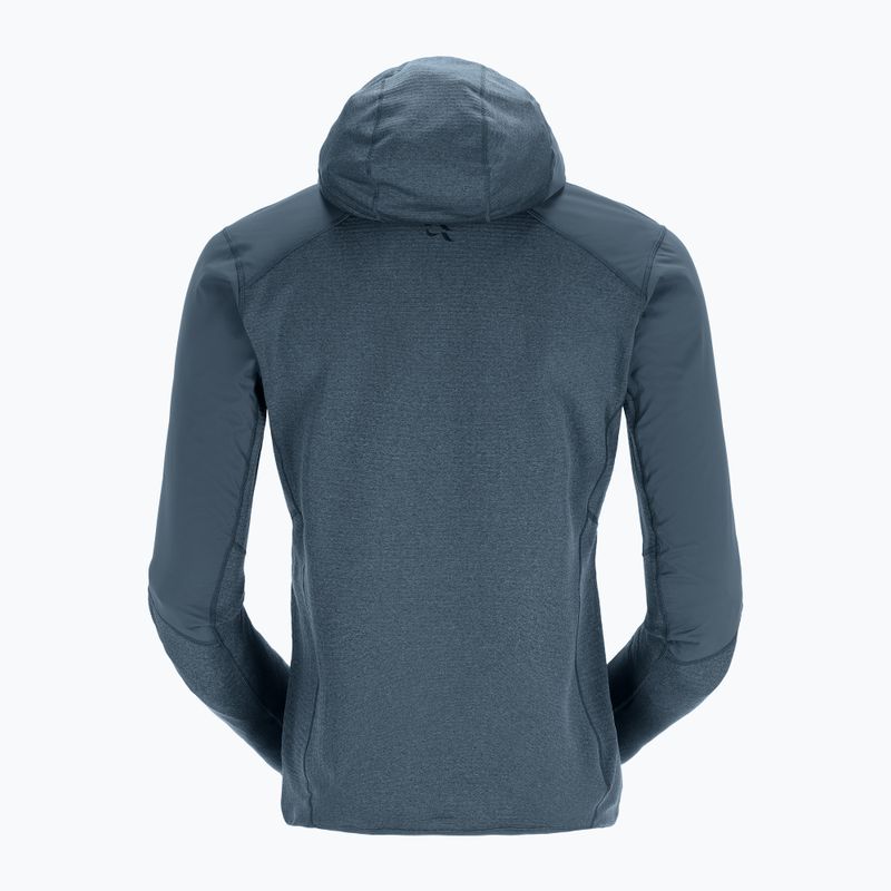 Bluza trekkingowa męska Rab Ascendor Summit Hoody orion blue 9