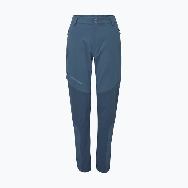 Spodnie softshell damskie Rab Torque Mountain orion blue/blue night 8