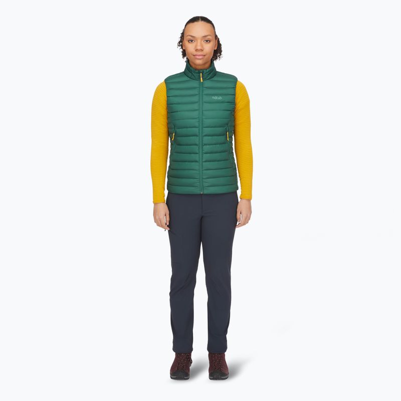 Bezrękawnik damski Rab Microlight Vest green slate 2