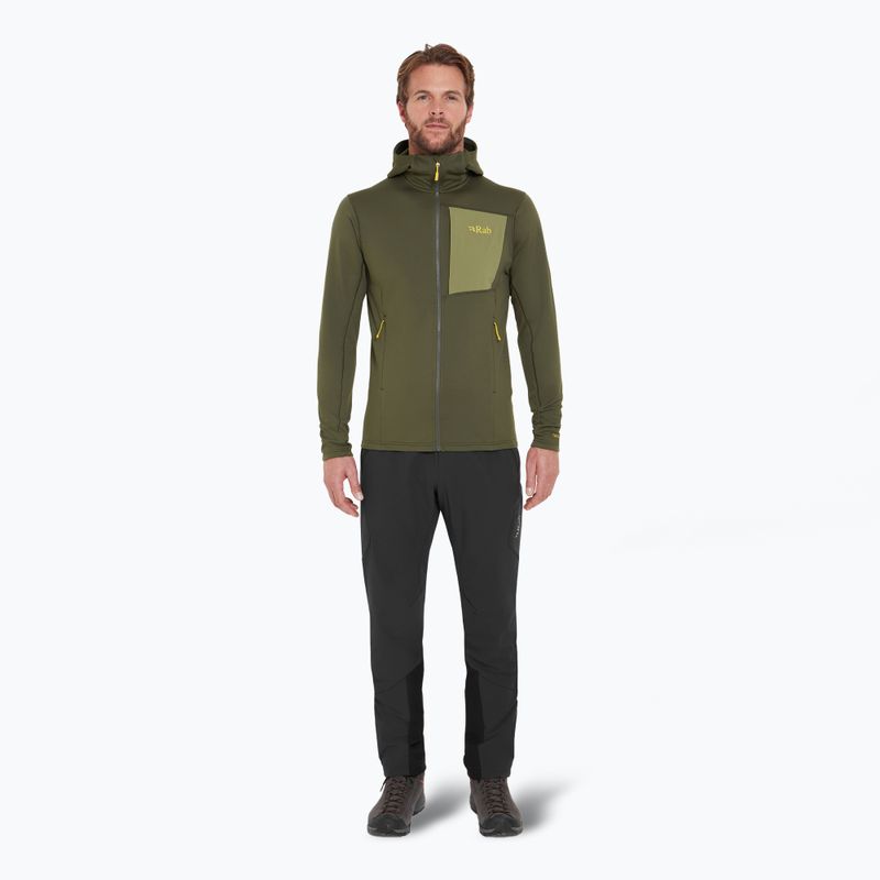 Bluza męska Rab Superflux Hoody army QFG-13 2