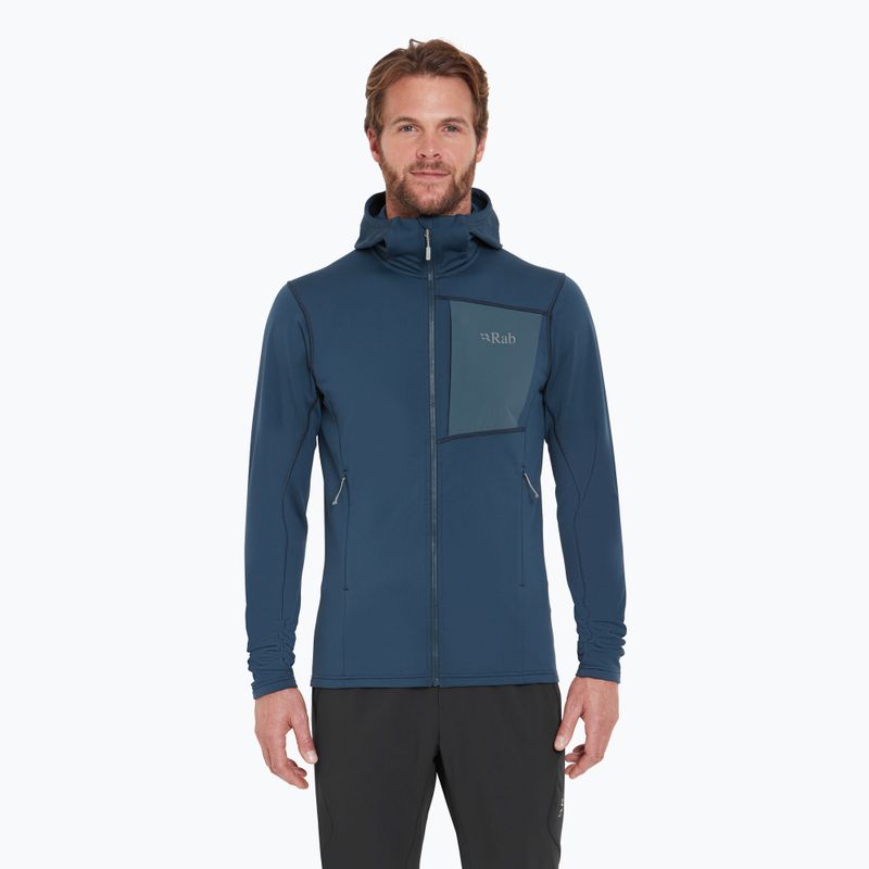 Bluza męska Rab Superflux Hoody tempest blue
