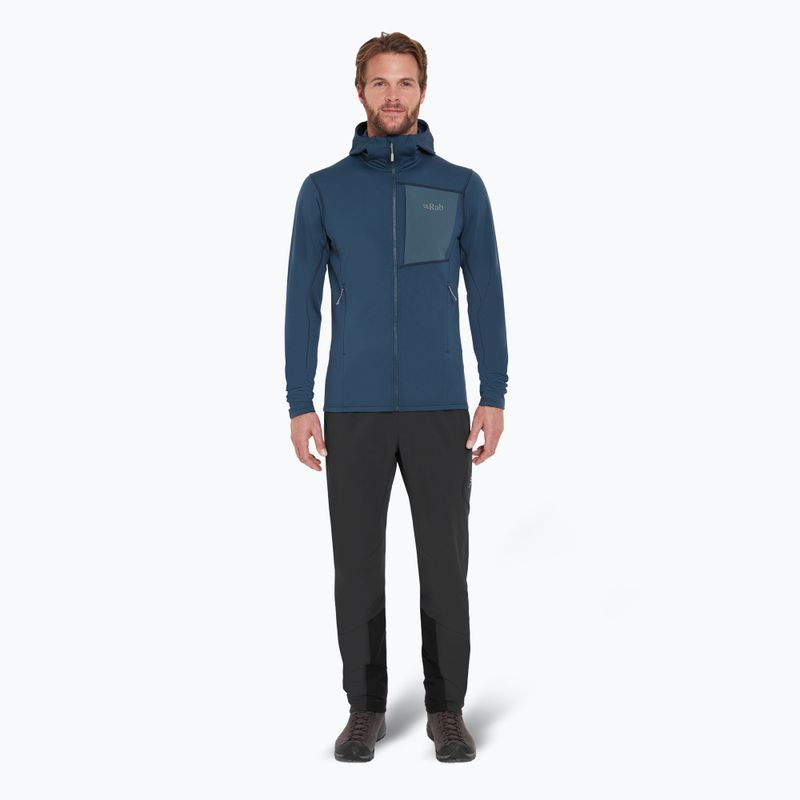 Bluza męska Rab Superflux Hoody tempest blue 3
