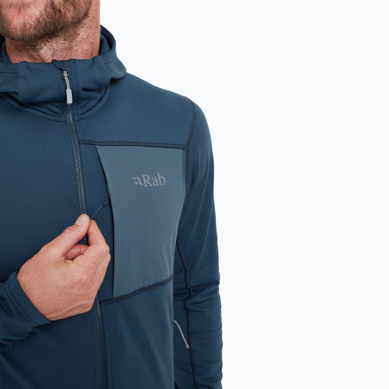 Bluza męska Rab Superflux Hoody tempest blue 5