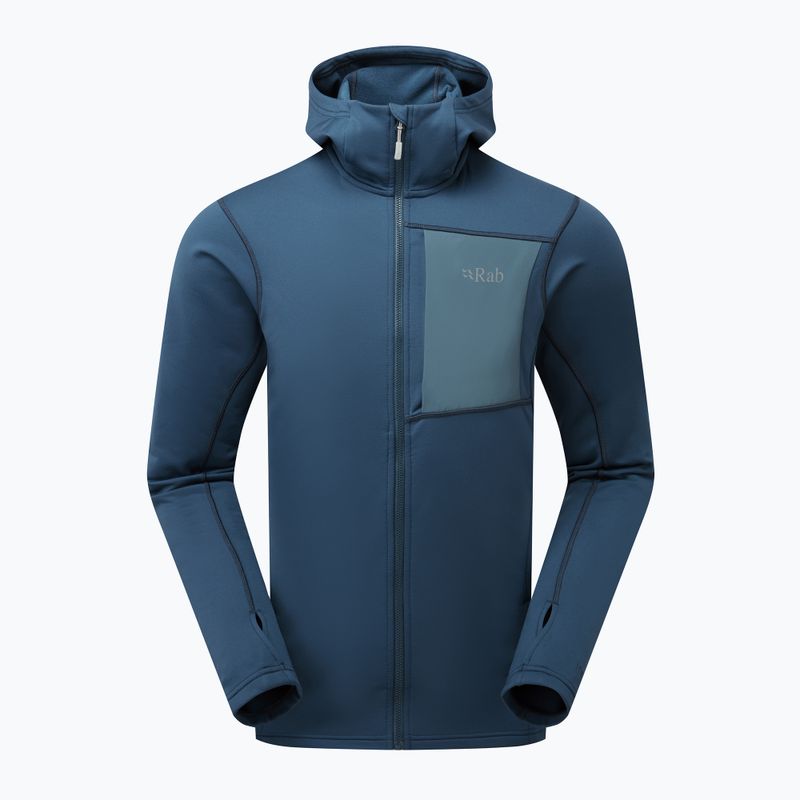 Bluza męska Rab Superflux Hoody tempest blue 10