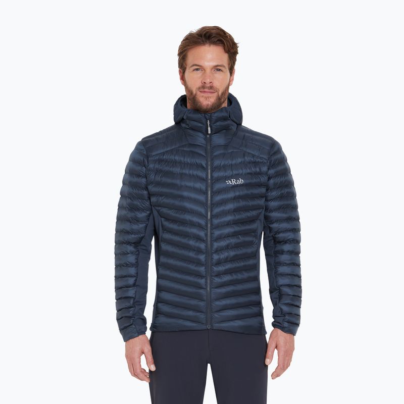Kurtka ocieplana męska Rab Cirrus Flex Hoody tempest blue