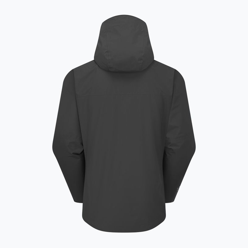 Kurtka przeciwdeszczowa męska Rab Downpour black 2