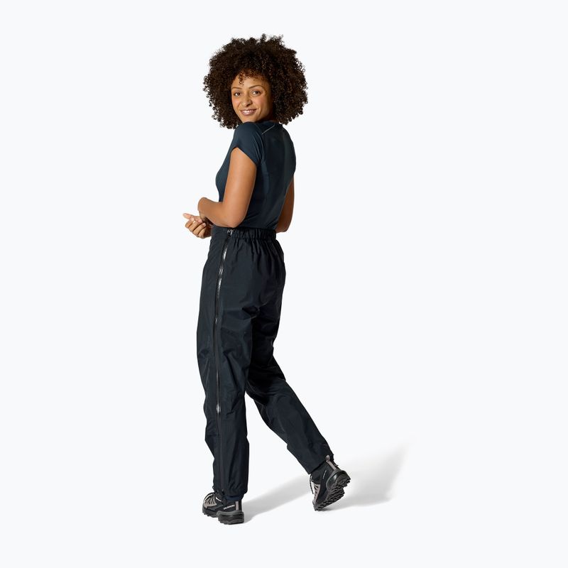 Spodnie trekkingowe damskie Rab Downpour Mountain black 3