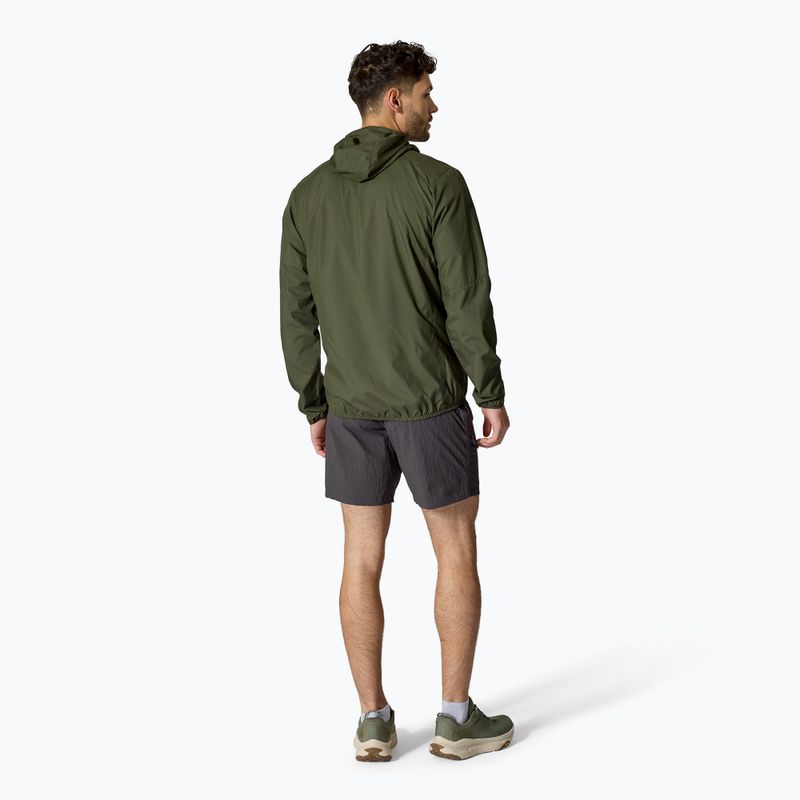 Kurtka przeciwiatrowa męska Rab Windgather Hoody army 3