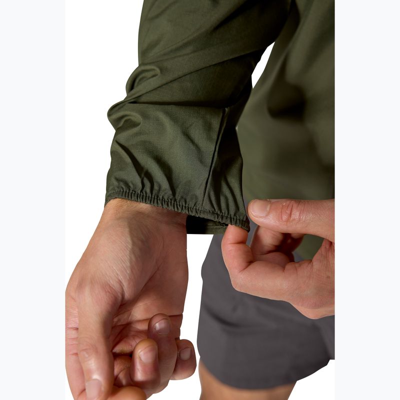 Kurtka przeciwiatrowa męska Rab Windgather Hoody army 8