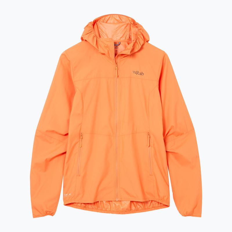 Kurtka przeciwiatrowa damska Rab Windgather Hoody melba 10